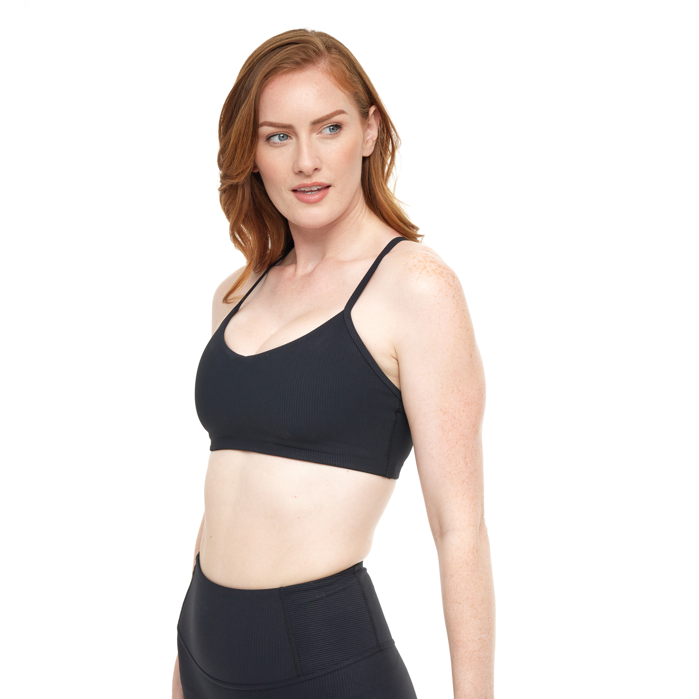 Band Of Gold | Astor Ribbed Sports Bra