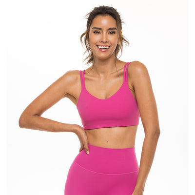 Band Of Gold | Lenox Double Strap Sports Bra