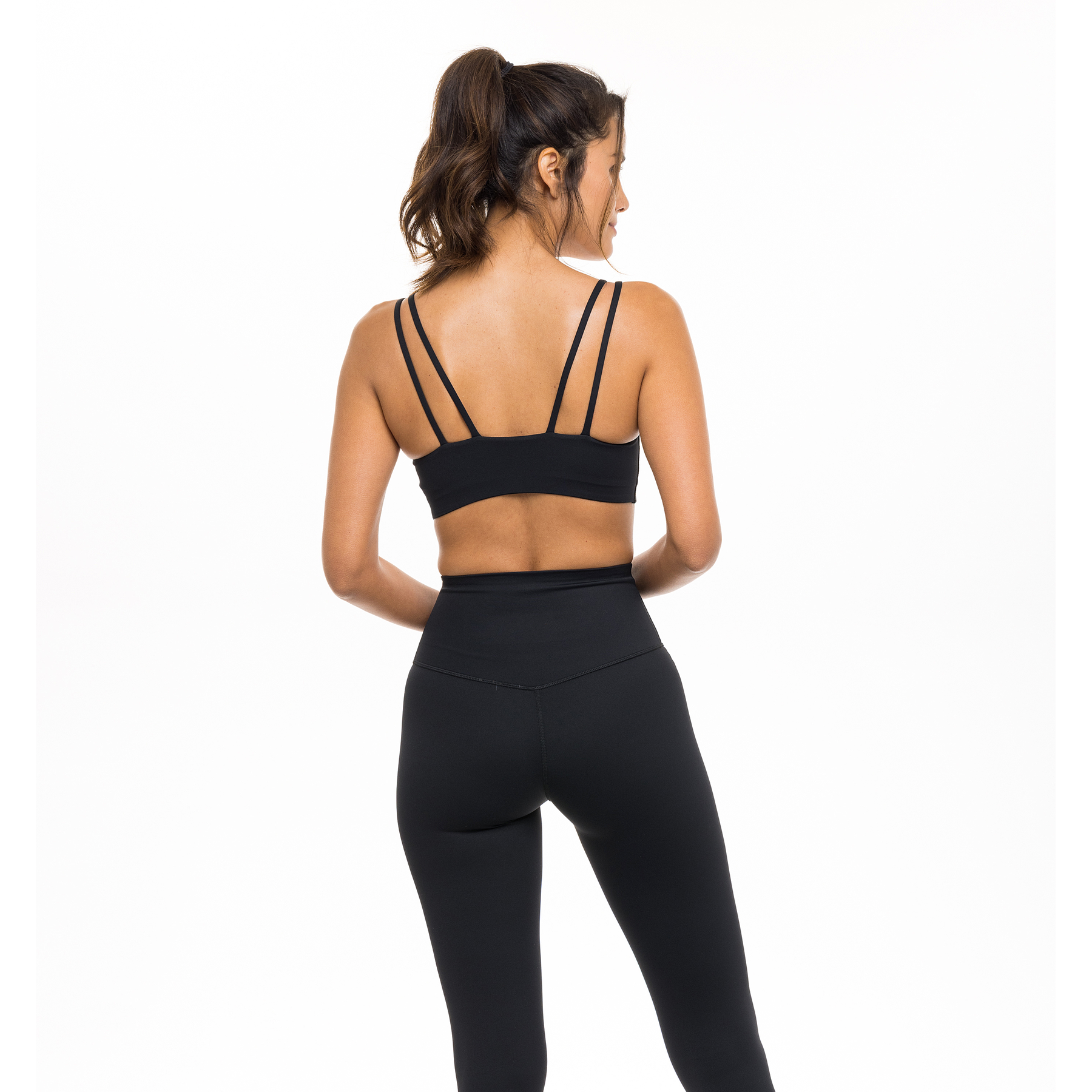 Vegan Leather Sports Bra  Women's Activewear – Band Of Gold™